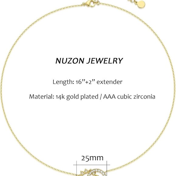 2-Tone Interlocking | Sunburst Heart | CZ Evil Eye | Single Pearl | Love Heart P - Picture 4 of 7